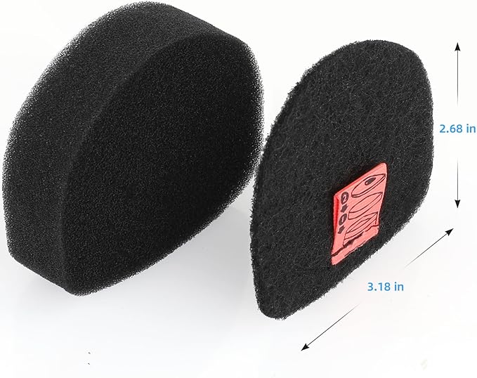 6 Pack Replacement Filters Compatible with Shark CH951 UltraCyclone Pet Pro Plus Cordless Handheld Vacuum - Foam Felt Filter Set for Shark CH901 CH950 CH951C CH900WM - XL Dust Cup Replacement Parts