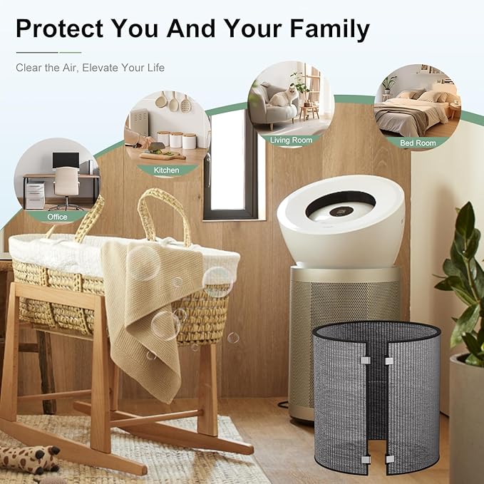 1Pack BP03 BP04 BP06 Activated Carbon Filter Compatible with Dyson Purifier Big + Quiet, For Models BP03/BP04/BP06, High-Efficient Carbon Filter, Park# 972133-02/03