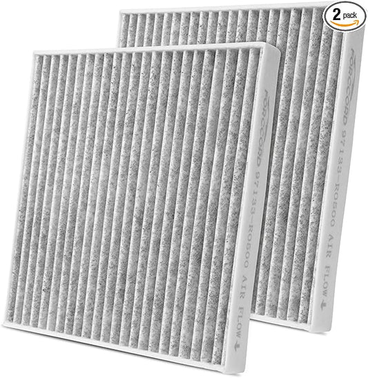 2-Pack Rear Cabin Air Filter Fits for Kia Carnival 2022-2025 2026 3.5L Activated Carbon Cabin Filter Replacement 97133-R0500 Accessories (Installed Rear Position, Not the Front!)