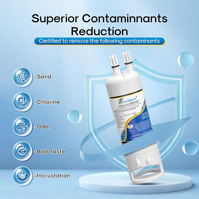 WHR1RXD1 Replacement for EDR1RXD1 Refrigerator Water Filter, Everydrop® Filter 1, W10295370A, KAD1RXD1, P4RFWB, 46-9081, 46-9930, P5WB2L, PS2378001, 2Pack
