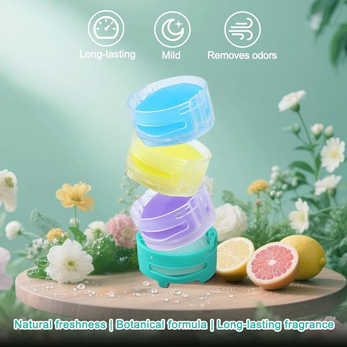 12 Pack Odor Neutralizer Replacement Cartridges Compatible with Shark ZU102 LA702 AZ3002 AZ4002 AZ3000 HZ3000 HZ3002 IZ862H IZ562H ZD550 Stratos Upright Vacuum, Compared to Part# 1541FC3000