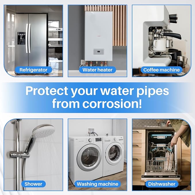 ICEPURE 5 Micron 20" x 4.5" Whole House Pleated Sediment Filter Replacement Cartridge for Well Water, Compatible with ECP5-BB, AP810-2, HDC3001, SPC-45-1005, CP5-BB, ECP1-20BB, S1-20BB,R30-20BB, 2Pack