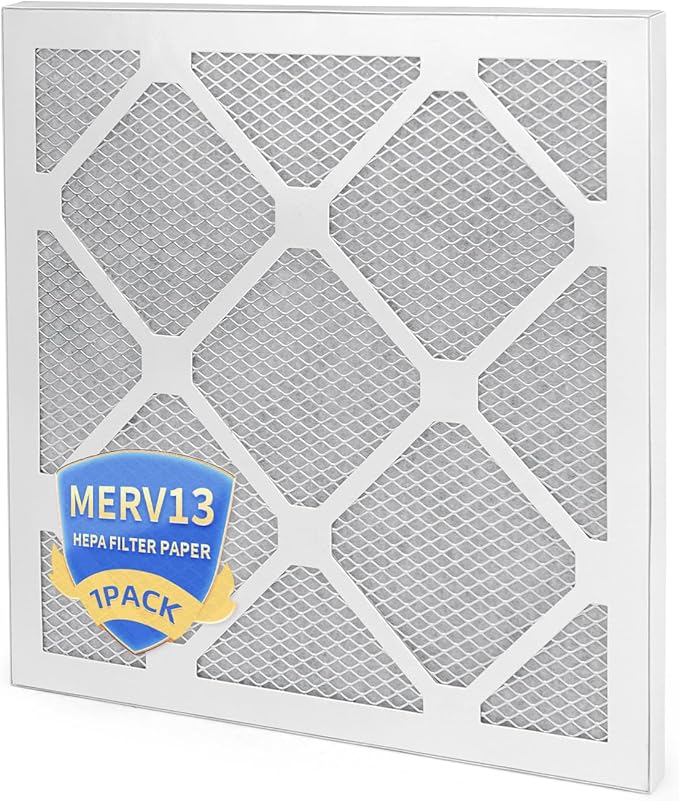 Replacement Filter Compatible with EnviroKlenz Air Purifier, MERV13 Activated Carbon(14×14×1) 1 Pack