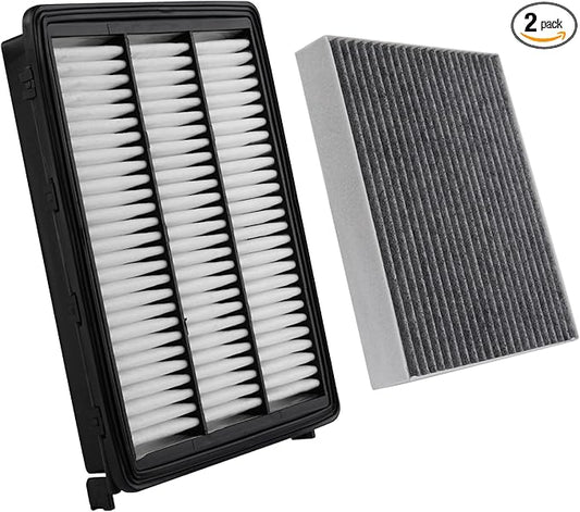 Cabin Air Filter and Engine Air Filter Fits for Hyundai Tucson 2016-2021 Activated Carbon Cabin Filter Replacement 97133-D1000 CA12065