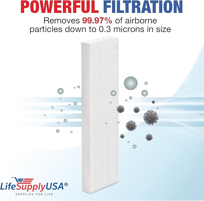 True HEPA Filter Replacement Compatible with AeraMax 90, 100, DX5 Air Purifier by LifeSupplyUSA
