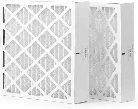 Filters Fast Compatible Replacement for Honeywell 20x25x5 Air Filter MERV 13 FC100A1037 Pleated AC Furnace Air Conditioner Filters Actual Size: 19.87 x 24.875 x 4.375, 2-Pack