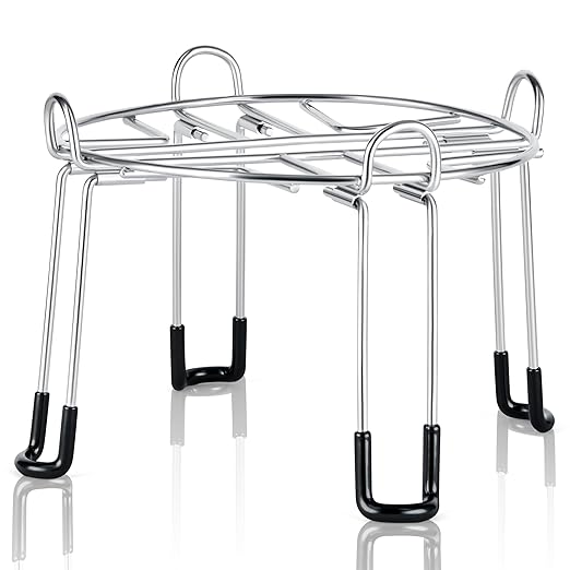 CO-Z Water Filter Stand, 9 in Diameter 6 in Tall Stainless Steel Stand Compatible with Berkey Big, Royal, Travel & More, Countertop Stand with Nonslip Rubber Feet for Most Medium Gravity Fed Filters