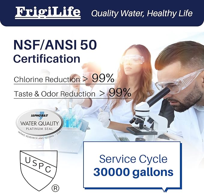 FXHSC 5 Micron 10" x 4.5" Whole House Pleated Sediment Filter for Well Water, Compatible with GE FXHSC, DuPont WFHDC3001, Culligan R50-BBSA, R50-BB, GXWH40L, ECP5-BB, 3PACK