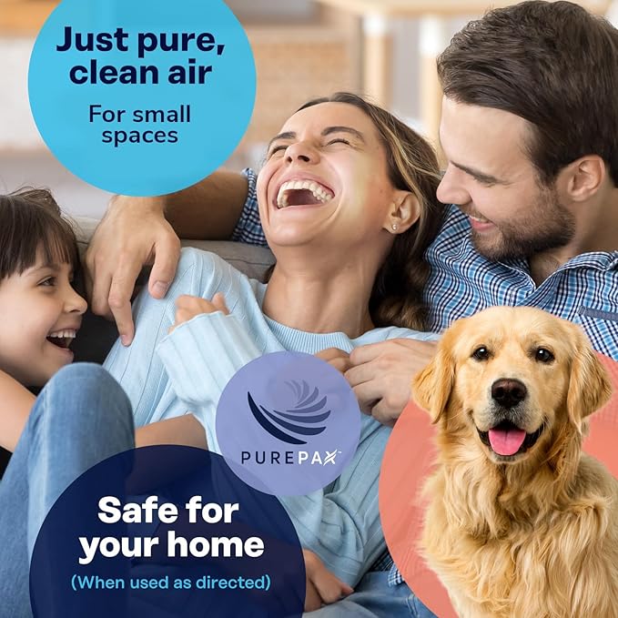 PUREPAX Odor Eliminator For Small Spaces - Premium Activated Carbon Charcoal Unscented 3 Count - Strong Odor Remover for Shoes, Fridge, Diaper Pail, Closet, Drawers, Car, Locker, Gym Bag