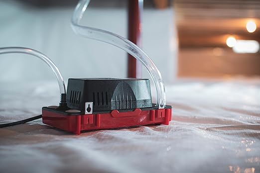 AprilAire 4856 Low Profile 120V Dehumidifier Condensate Pump for AprilAire Crawl Space, Basement, Whole-House Dehumidifier Models E070, E080, E100, E130, 1820, 1830, 1850, 1852, 1870, 1872