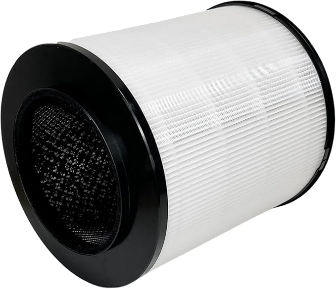 Nispira 12030 Replacement Filter for Clorox Air Purifier 11030 11031 Medium Room 3-in-1 True HEPA Activated Carbon Removes Smoke, VOCs, Odor. 1 Pack