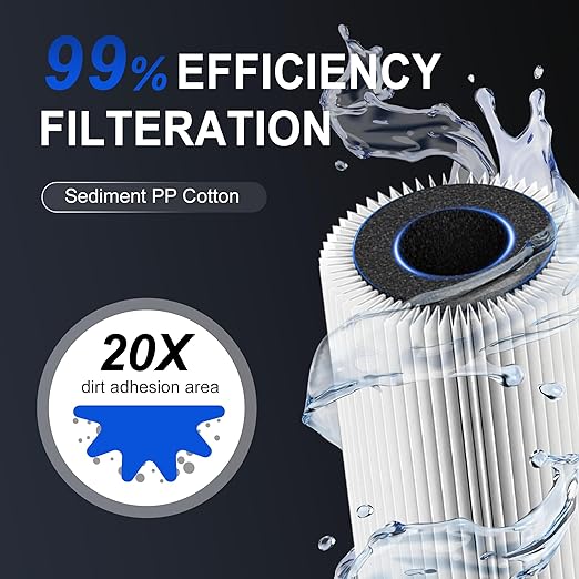 Under Sink Water Filter System, Reduces 99.99% Lead, Chlorine, Bad Taste & Odor, Under Counter Water Filter Direct Connect to Kitchen Faucet, 10000 Gallons, by DESENRUIS