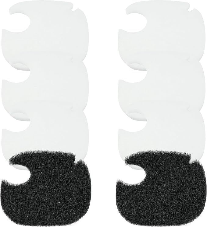 AQUANEAT 8 pcs Replacement Canister Filter Pads Compatible with AMOSIJOY/PONDFORSE 172/225/265GPH Aquarium Filter Media Generic Floss