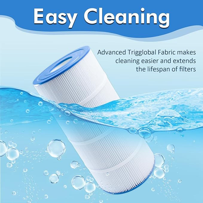 4-Pack CCP320 Pool Filter Cartridges Replacement for Pentair Clean Clear Plus 320, Waterway Crystal Water 325, Pleatco PCC80-PAK4, Pentair R173573, 160340, Unicel C-7470, Filbur FC-1976, 320 Sq.Ft