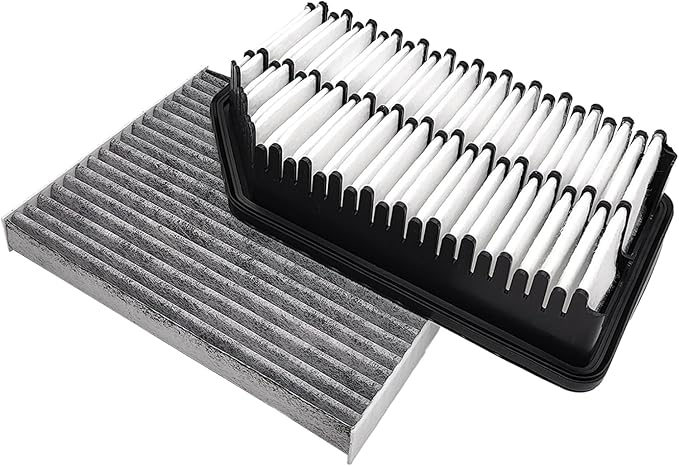 JTBU002-206 Cabin and Engine Air Filters for Kia Soul Engine Cabin Air Filter 2019 2018 2017 2016 2015 2014
