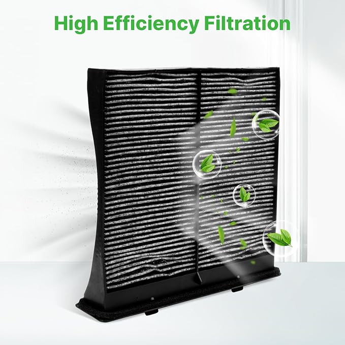 2-Pcs Cabin Air Filter for Crosstrek 2016-2017, Forester 2009-2018, Impreza 2008-2016, WRX 2012-2021, XV Crosstrek 2013-2015 Car Replacement for CF10930 Essential Automotive Accessories