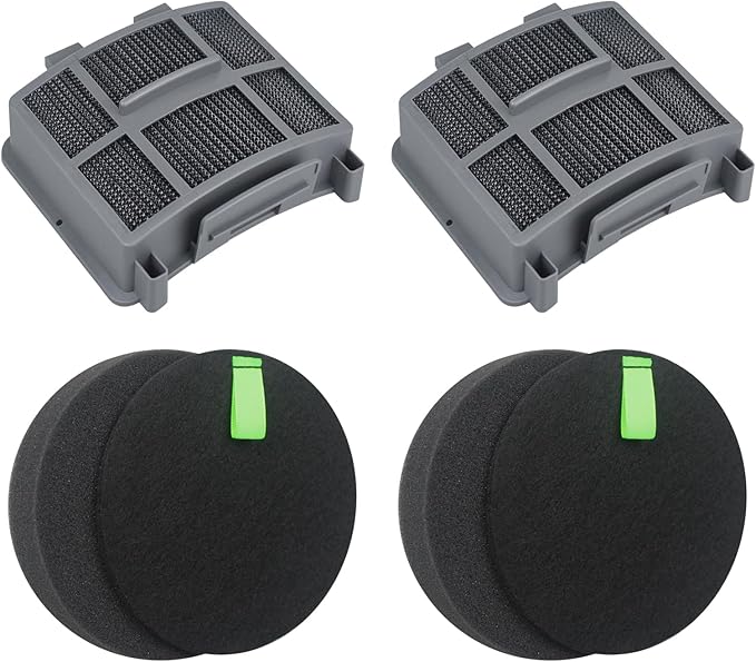 Replacement Filter Compatible with Bissell 39883 3404 3774F 3415 3418 3402 3774 3774G 3775 3409 Pet Hair Eraser Turbo Lift-Off Vacuum, Parts 1635630,1635629