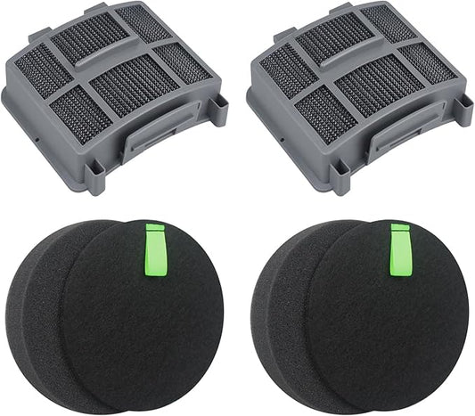 Replacement Filter Compatible with Bissell 39883 3404 3774F 3415 3418 3402 3774 3774G 3775 3409 Pet Hair Eraser Turbo Lift-Off Vacuum, Parts 1635630,1635629