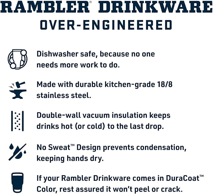 YETI Rambler 18 oz Bottle, Vacuum Insulated, Leakproof, Stainless Steel with Chug Cap, Cherry Blossom