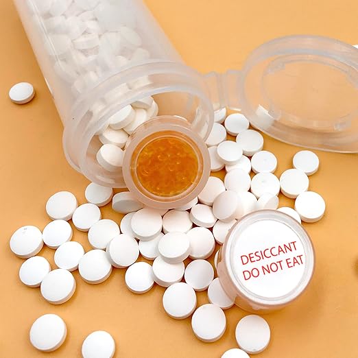 1 Gram 2000 Pack Desiccant Packs Food Grade, Silica Gel Capsule with Indicating Silica Gel Beads (Orange to White), Moisture Absorber Packets Silica Gel Packets