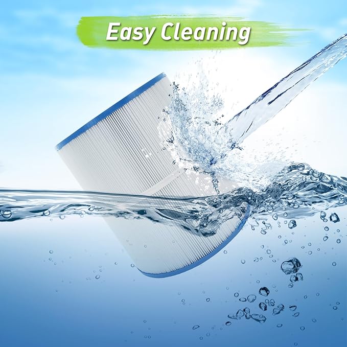 C-8465 Spa Filter Cartridge Replacement Compatible with Watkins 31114, Pleatco PWK65, Filbur FC-3960, 71827, 71828, Tiger River Spa Filter, Watkins 65 Sq.Ft Hot Tub, 2 Pack