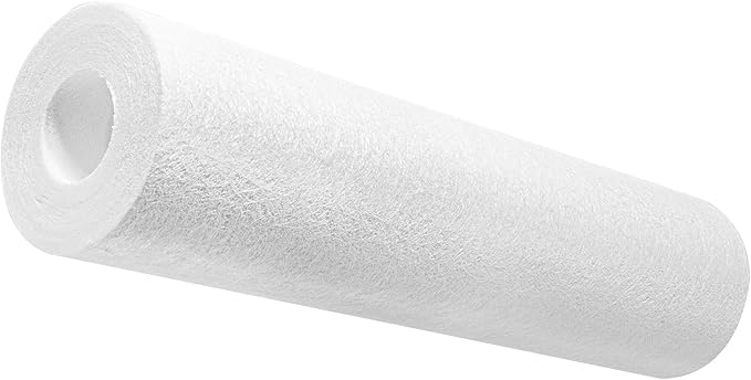 6-Pack Sediment Filter 2.5"x10" 5 Micron Multi-Gradient Cartridge Replacement for Any Standard RO Drinking Water System, Whole House Filtration. Compatible with DuPont, Compatible with Pentek