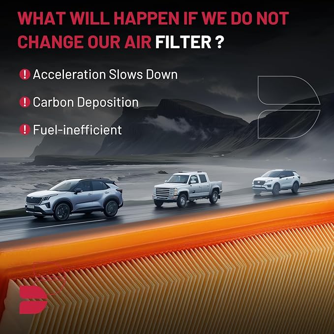 BDFHYK CA9054 Engine Air Filter Compatible with Chrysler 200, Cirrus, Sebring, Voyager & Dodge Avenger, Grand Caravan, Caravan & Volkswagen Routan