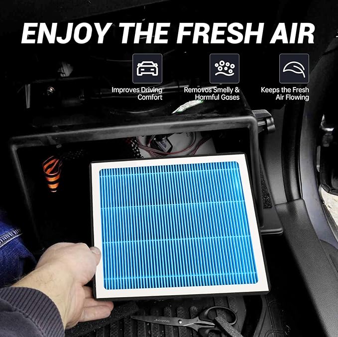 Cabin Air Filter,H12820 Fit for 2022-2025 Hyundai Tucson,2021-2025 Santa Fe,2021-2025 Elantra,2022-2025 Ioniq 5,2023-2025 Ioniq 6,2020-2025 Sonata,2023-2025 KIA Sportage,2021-2025 Sorento
