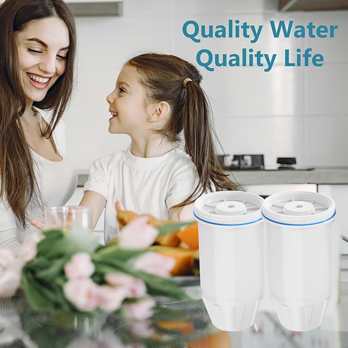 Water Filter Replacement for ZR-001 ZR-017 ZR-004 ZD-013 Water Filter,Fit for zero Pitchers and Dispenser, Multi-Stage Filter System Reduce Lead, Chromium, PFOA/PFOS and TDS, Pack of 2,by Cobectal