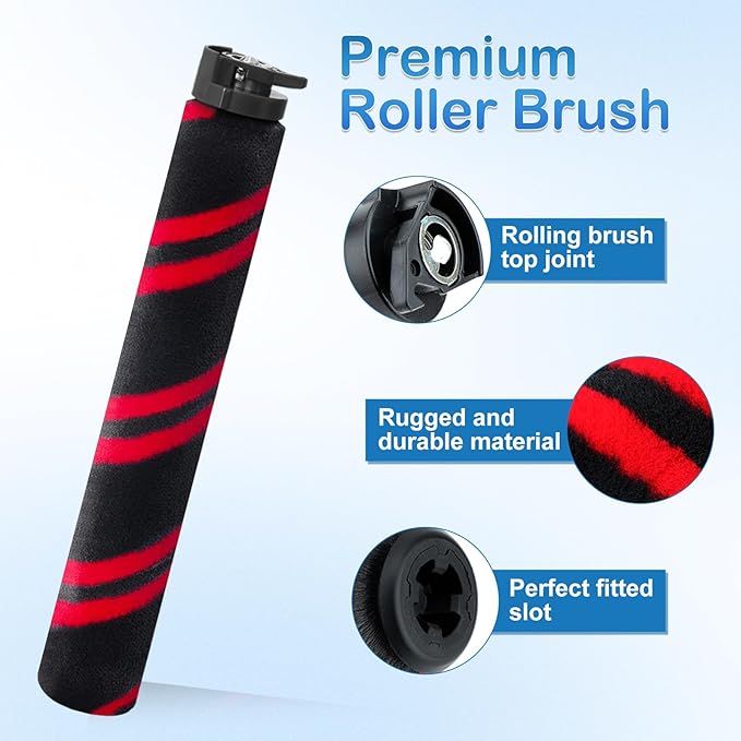 LA700 LA702 Brush Roller Filter Replacement Compatible with Shark Rotator Lift-Away Duo Clean PowerFins LA702 LA700 Upright Vacuum Cleaner Accessories Parts 1539FC3000 XHF320 XFFK320