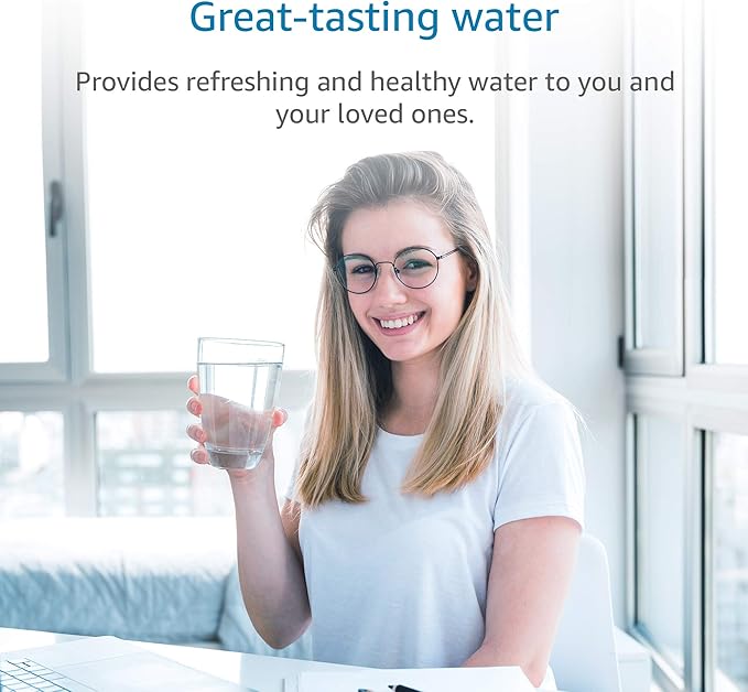 AQUACREST F-201R Filter Cartridge, NSF/ANSI 42 Certified, Replacement for Advanced Filtrete F-201R,HF05-MS,HC151-S,(Pack of 2), Model No.WF10