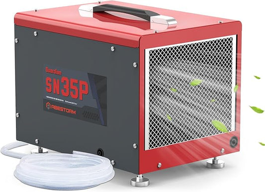 Abestorm Crawl Space Dehumidifiers with Pump and Hose, 70 PPD Compact Portable Commercial Dehumidifier Up to 1,000 sq. ft. Auto Defrost, Memory Starting Crawlspace dehumidifiers