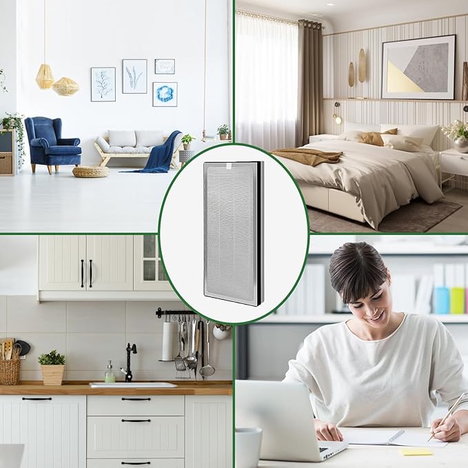 4 Pack 40 Replacement Filter for MA Air Puri-Fier Models 40, 3-in-1 Contains Pre-Filter and Activated Carbon Fil-ter。