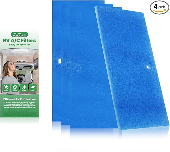 4-PACK RV Air Conditioner Filter Replacement Filters For MERV 6 AC Air Filter 6" x 14"