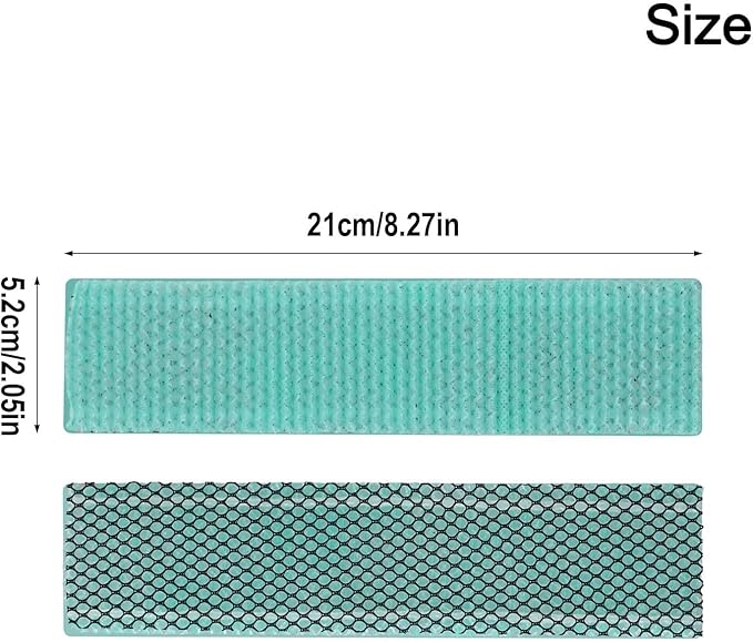 2Pcs Air Conditioner Filter Pads, Air Conditioner Replacement Filter Cotton For AC Window Unit, Air Conditioner Washable Reusable High Air Flow Filte(A)