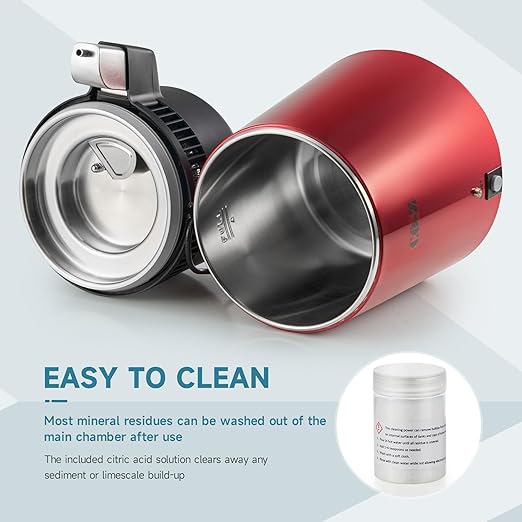 CO-Z Water Distiller, Stainless Steel Distilling Pure Water Machine for Home Countertop Table Desktop, 4L Distilled Water Making Machine, 4 Liter Water Purifier to Make Clean Water for Home