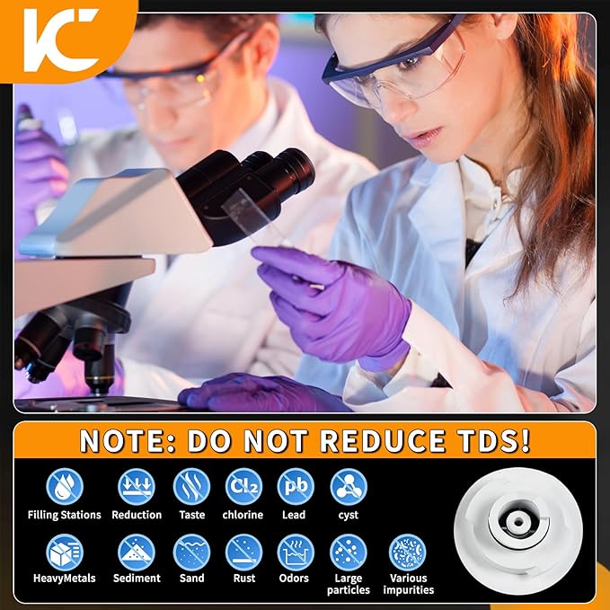 51300C Filters, Replacement for Elkay EWF3000 51300C Filter By NSF/ANSI 42 Certified, Compatible With Ezh2o Filter Replacement Bottle Stations, 3000 Gallon High Capacity 2 Packs (No Chip)