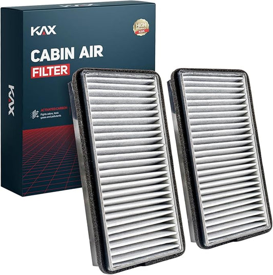 KAX Cabin Air Filter, CF10136 Replacement for Silhouette, Relay, Montana, Aztek, Venture, Uplander, Terraza, Rendezvous, w/Activated Carbon Passenger Compartment Air Filter, Fits Like OEM
