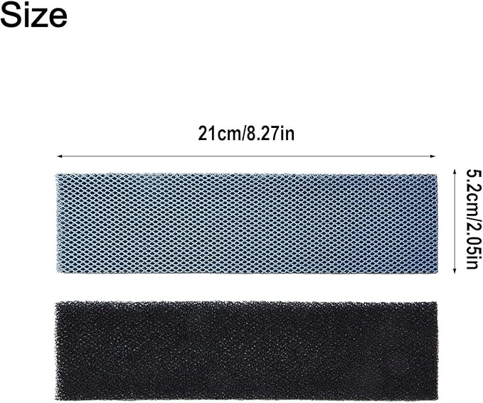 Air Conditioner Filter Pads, Washable Reusable 3-three-in-one Filters, Air Conditioner Filter Cotton Replacement For AC Window Unit_2Pcs(B)