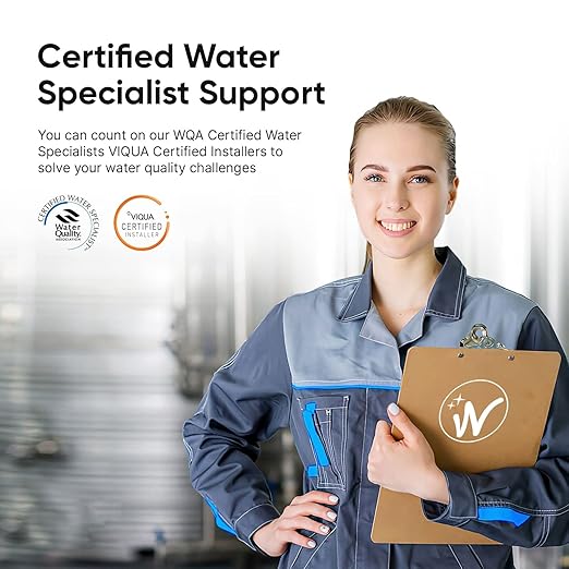 WECO TINY-36 Reverse Osmosis Water Filter System - Compact 4-Stage RO Filtration with TFC Membrane and Lead-Free Faucet - Includes Water Tank