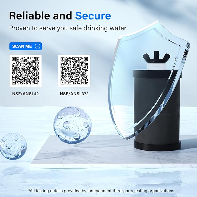 Purewell PF-1-FL Upgraded 4-Stage Composite Carbon and Fluoride Reduction Filters, Compatible with Berkey® Big+, ProOne® Big+ Gravity Water Filter Systems and Purewell Systems (2 Pack, K Series)