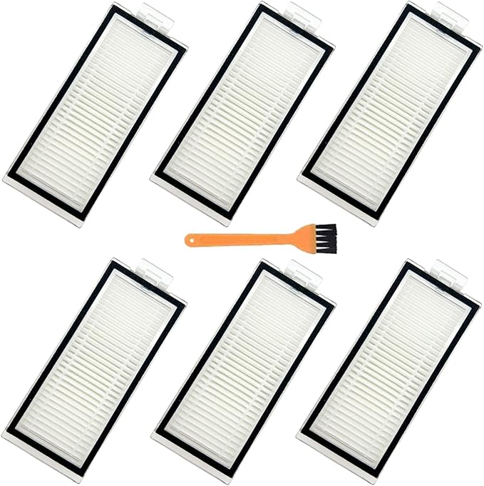 6 Pack Q7 Filters Replacement Compatible with Roborock Q7 Max+,Q7,Q7+,Q7 Max,Q5 Pro+,Q5 Pro,Q5 Max+, Q5 DuoRoller+, Q8 Max,Q8 Max+ Robot Vacuum and Mop