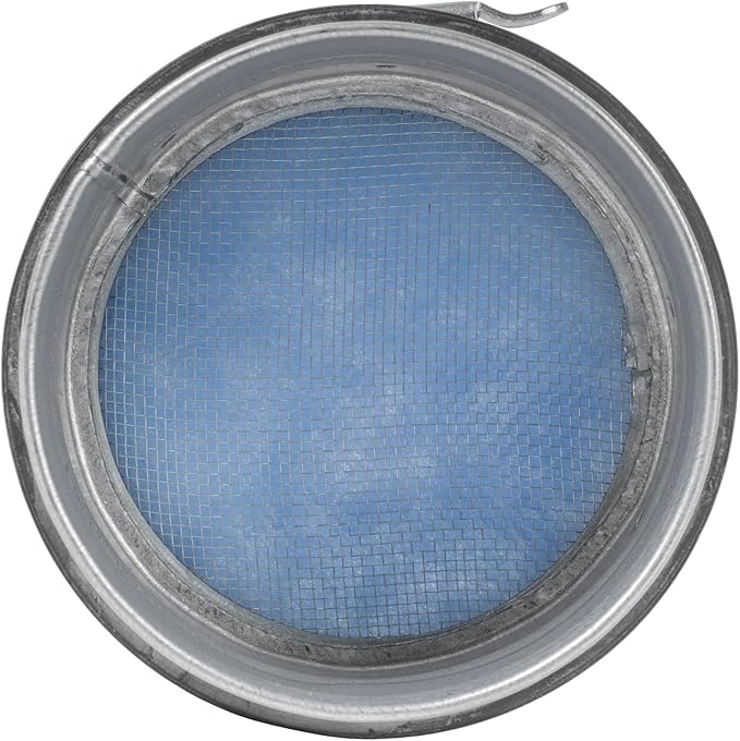 Vent Systems 4" Inch Inline Air Filter - Duct Filter - G4 Class Filtration Purifier System with Steel Mesh Screen - Air Vent Filters for Dust Collection/Air Purification - Rigid/Flexible Vent Hose