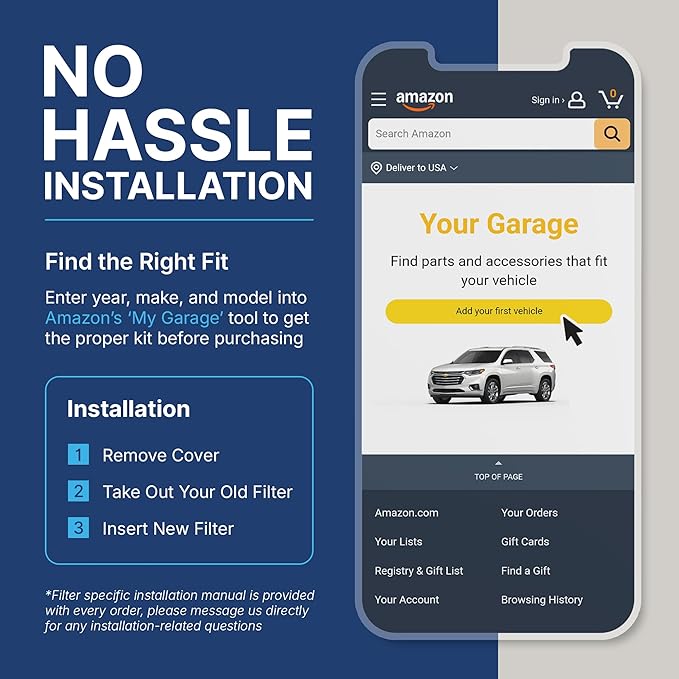 Spearhead Odor Defense Breathe Easy Cabin Filter | Fits 15-25 F-150, 22-25 F-150 Lightning, 17-25 F-250/350, 18-24 Expedition, 18-24 Navigator | Up to 25% Longer Lasting w/Activated Carbon (BE-150)