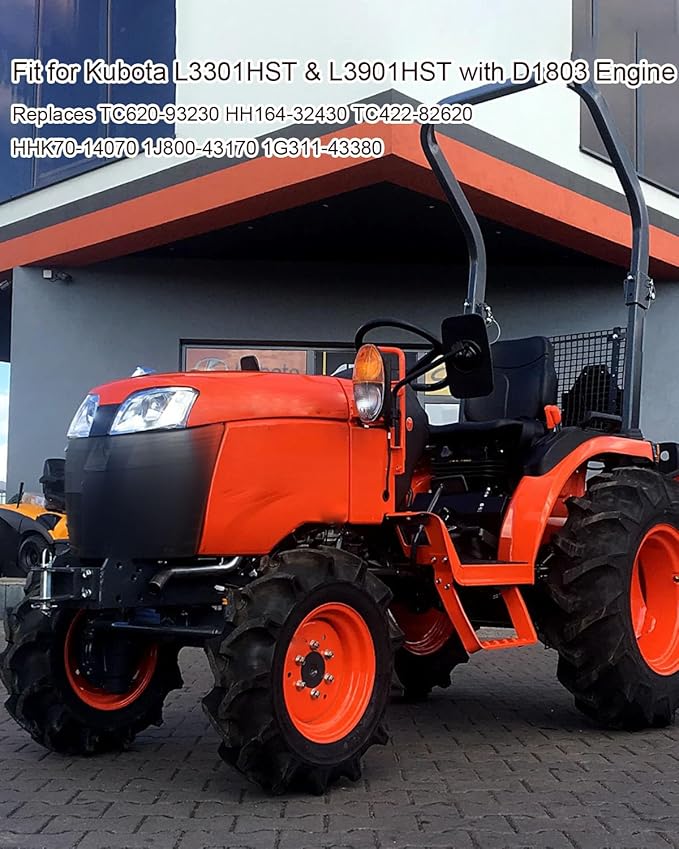 Filter Kit Fit for Kubota L3301HST & L3901HST with D1803 Engine Replace TC620-93230 HH164-32430 TC422-82620 HHK70-14070 1J800-43170 1G311-43380