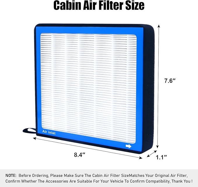 CF10285,Cabin Air Filter with Activated Carbon Particle for Toyota Tundra,Camry,Yaris,Corolla,Rav4,Sequoia,4runner,Avalon,Prius C V,Venza,Matrix,Cruiser. Land Rover,Jaguar,Lexus,Pontiac,Subaru.