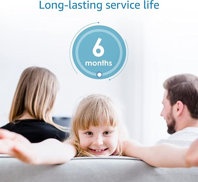 AQUA CREST FXSCH Shower Filter Replacement for GE®, Every 6 Months, White