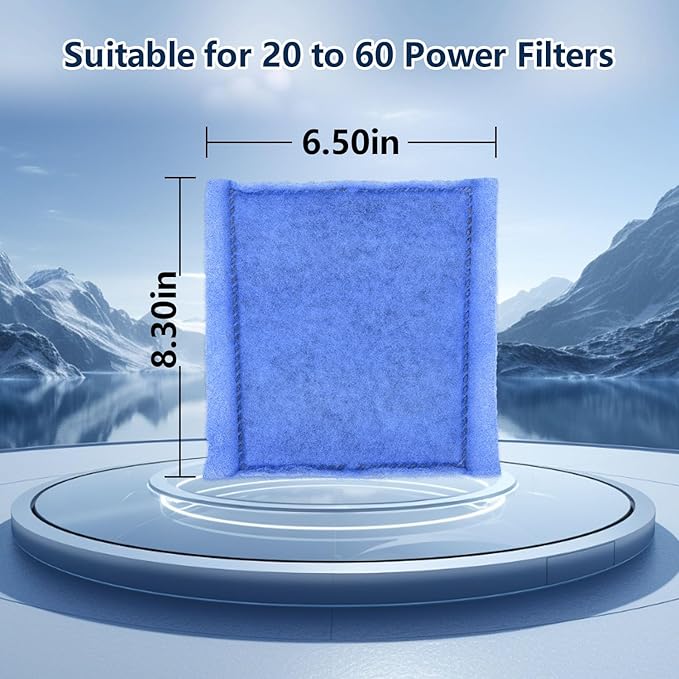 12 PCS Aquarium Filter Cartridge Filters, Rite-Size C (EZ-Change #3) Fish Tank Filter Cartridge, Replacement with Power Filters 275/375 Power Filters 200/350