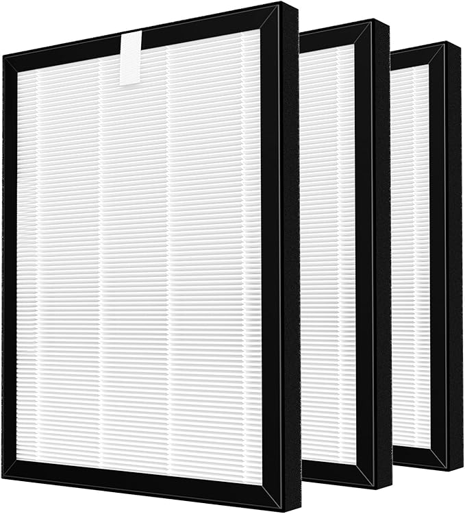 ProHEPA 9000 HEPA Replacement Filters Compatible with VEVA ProHEPA 9000 Air Pur ifiers, 3 Pack HEPA Filters Only