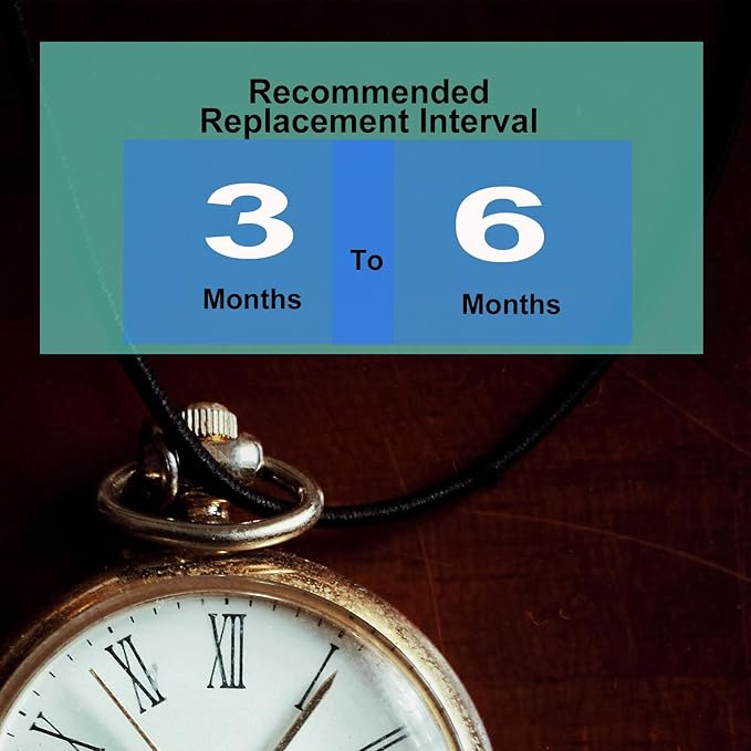 2 Pack AC300 True Replacement Filter Compatible with Purivortex AC300 Air Purifiers, 3-in-1 H13 Filter White